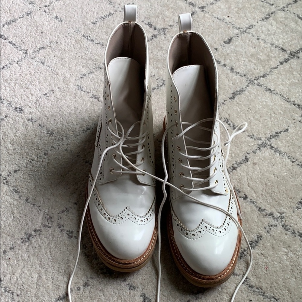 Zara lace up boots size 41